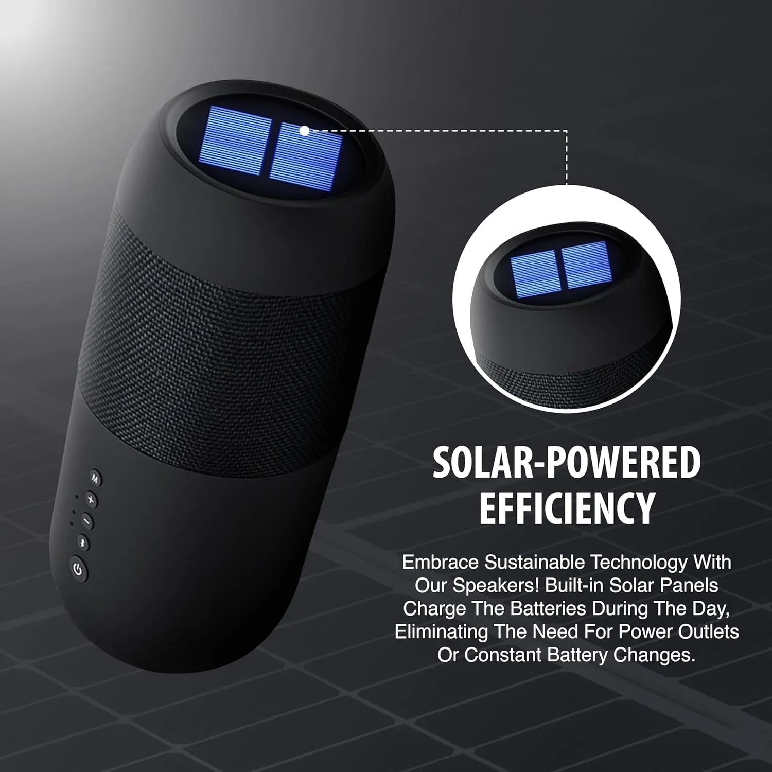 2 Pack - Solar Powered Chain Speaker