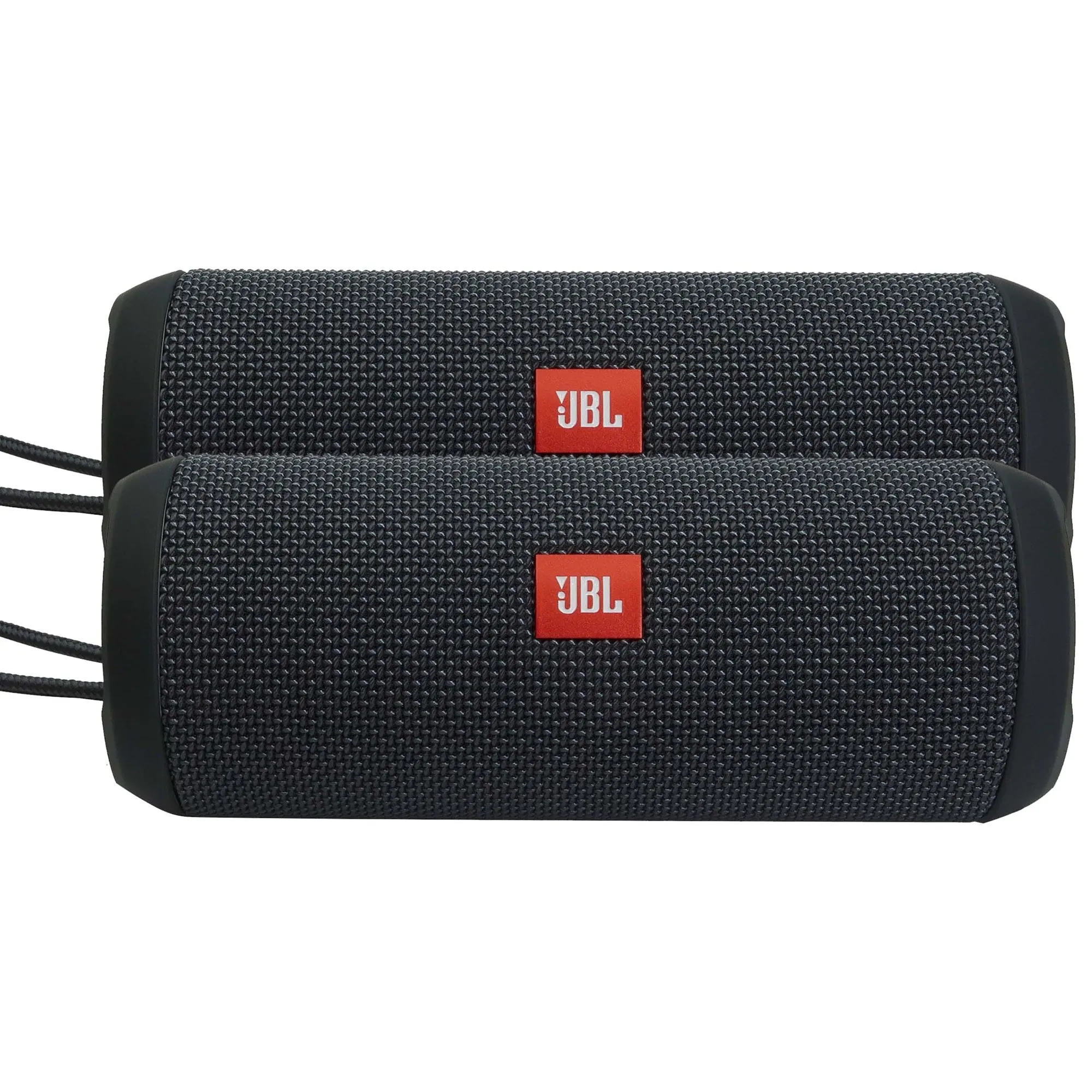 2x JBL Flip Essential Bluetooth Speaker (Black)