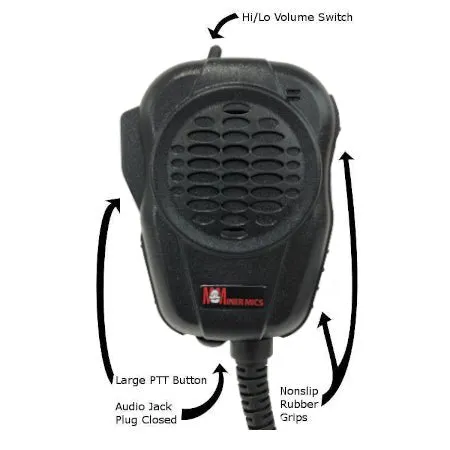 Aqua Miner Mic for Tait TP8100, TP9300, TP9400, TP9600 Series Radios