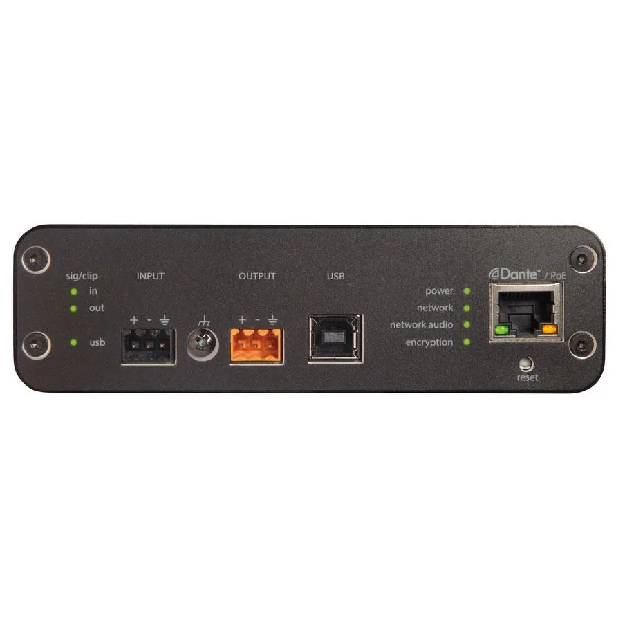 Audio Interface for Dante Digital Signals