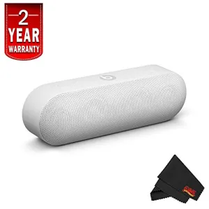 Beats Pill  Portable Speaker   Fibercloth   Warranty (White) Bundle