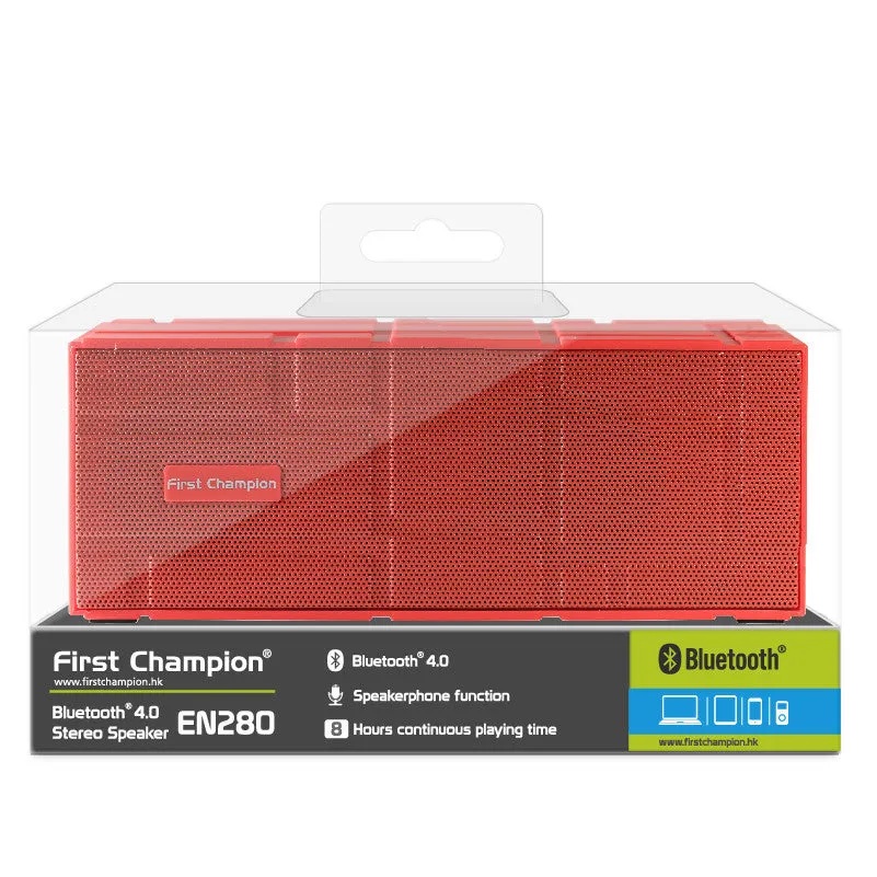 Bluetooth 4.0 Stereo Speakers EN 280 By First Champion