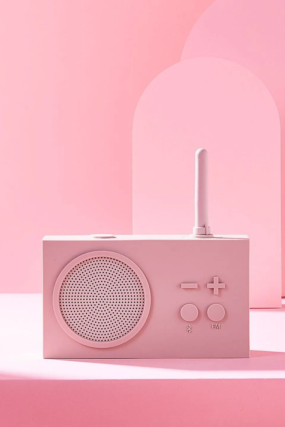 Bluetooth Pink Speaker with FM Radio