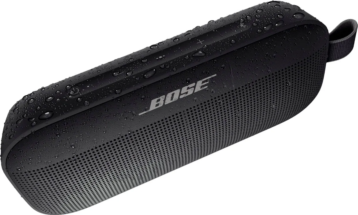 Bose - SoundLink Flex Portable Bluetooth Speaker with Waterproof/Dustproof Design - Black