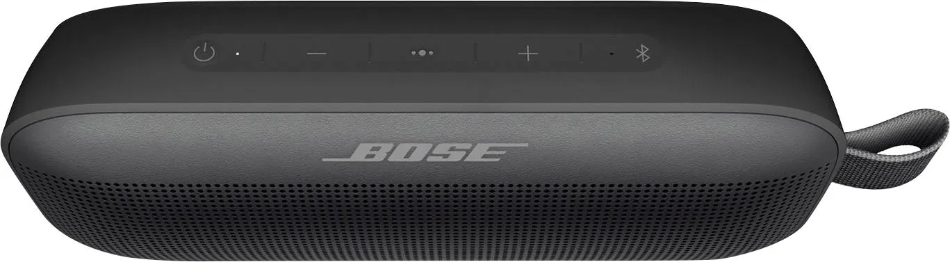 Bose - SoundLink Flex Portable Bluetooth Speaker with Waterproof/Dustproof Design - Black