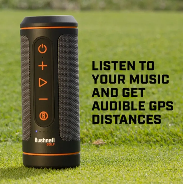 Bushnell Wingman 2 GPS Golf Speaker with Wearable4U Bundle