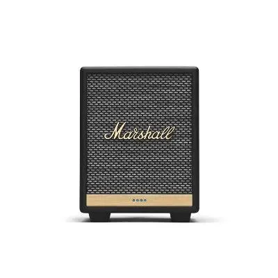 Certified Refurbished - Marshall - Uxbridge Smart Speaker with Amazon Alexa - Black