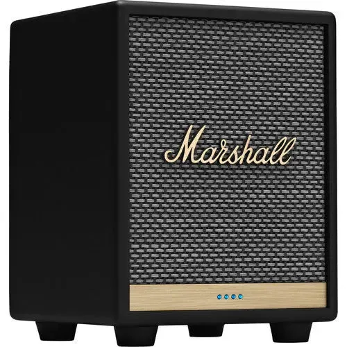 Certified Refurbished - Marshall - Uxbridge Smart Speaker with Amazon Alexa - Black