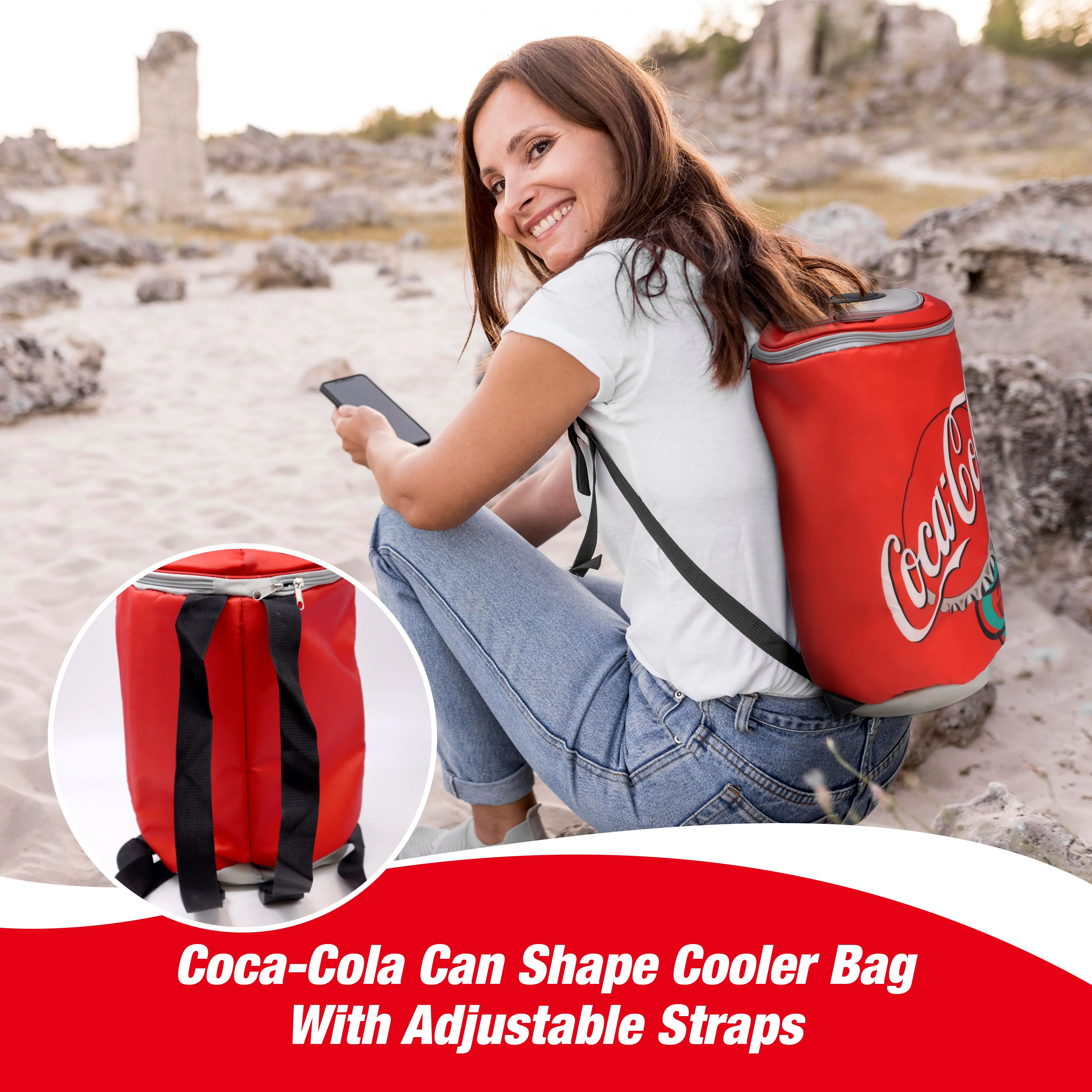 Coca-Cola/ Diet Coke Can Shaped Cooler Bag with Built-in Bluetooth Speakers