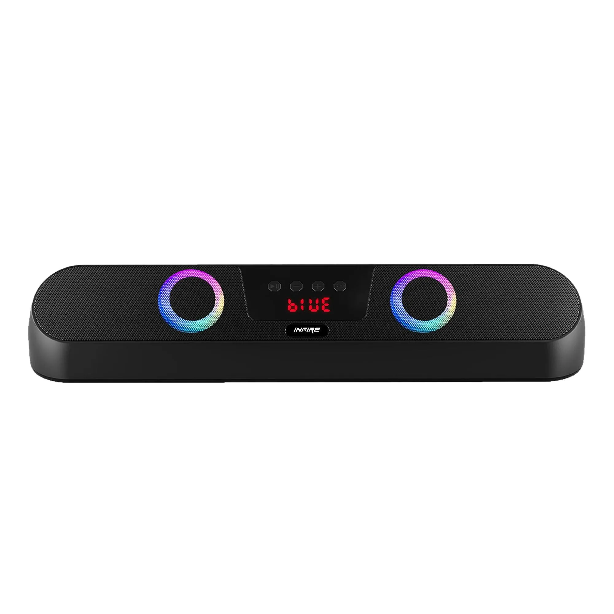 FireBar 16 upto 6 Hours PlayTime, Surrounding Sound With RGB Gaming Lights 16 W RGB Soundbar