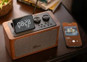 Fuse Rad-Zide-Br Bluetooth Speaker with LCD, AM/FM Radio