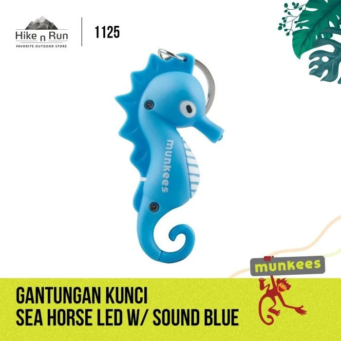 Gantungan Kunci Munkees 1124-1126 LED Sea Horse Sound