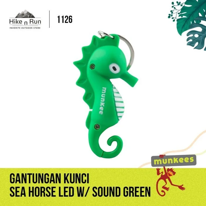 Gantungan Kunci Munkees 1124-1126 LED Sea Horse Sound