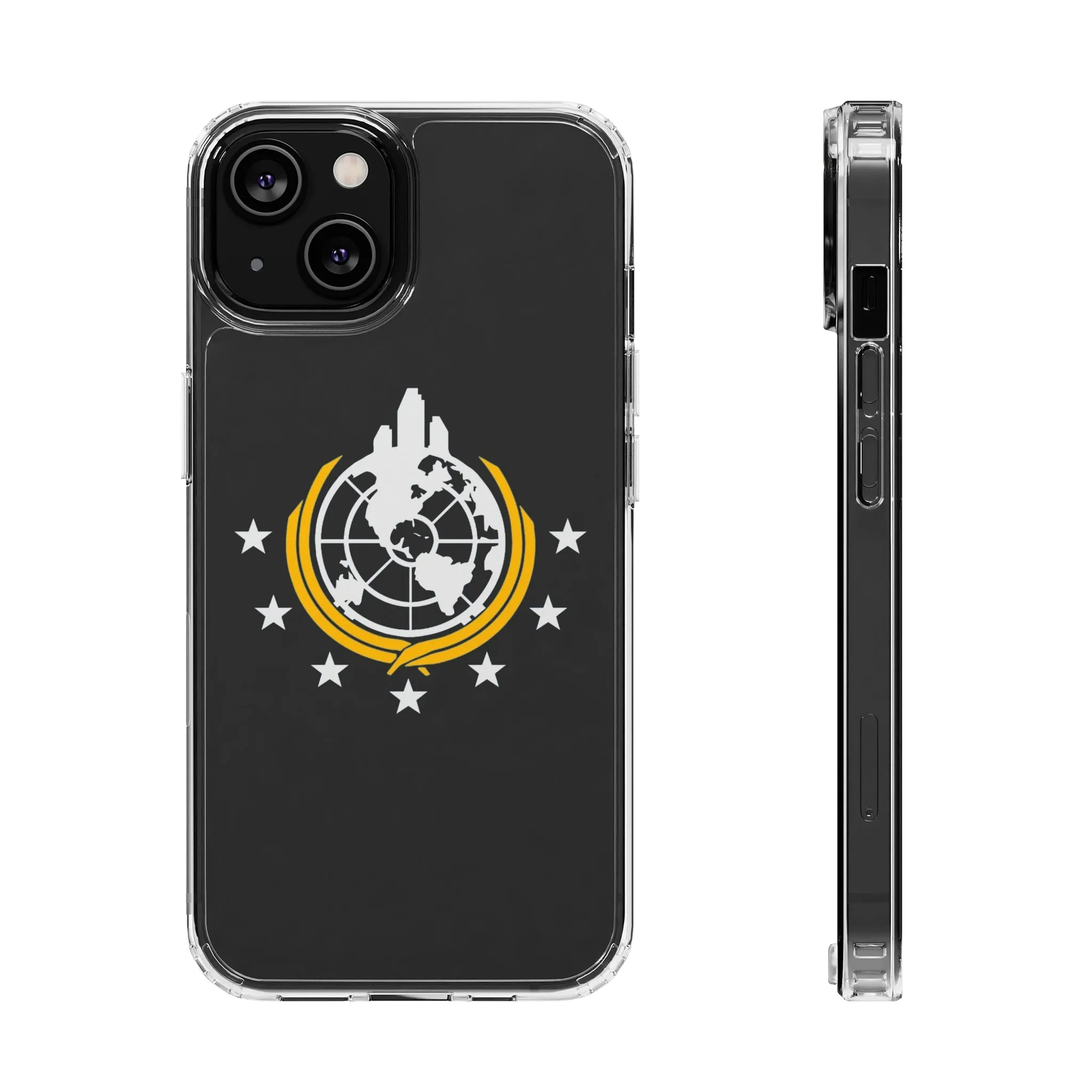 Helldivers 2 Superearth Phone Clear Cases Helldiver Funny Cute Cool Gift For Gamer Game Him Her Logo Birthday Gifts Mobile Case