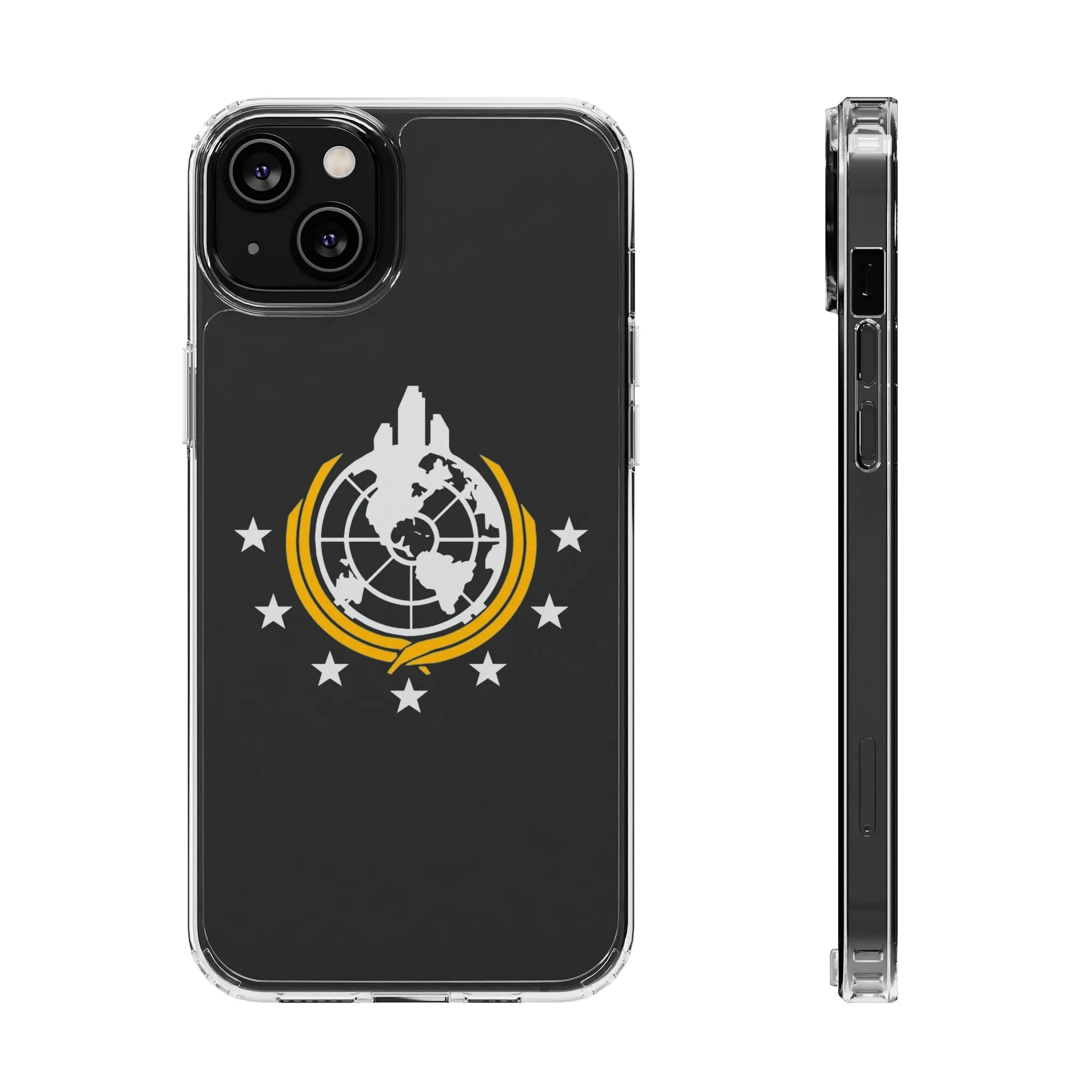 Helldivers 2 Superearth Phone Clear Cases Helldiver Funny Cute Cool Gift For Gamer Game Him Her Logo Birthday Gifts Mobile Case