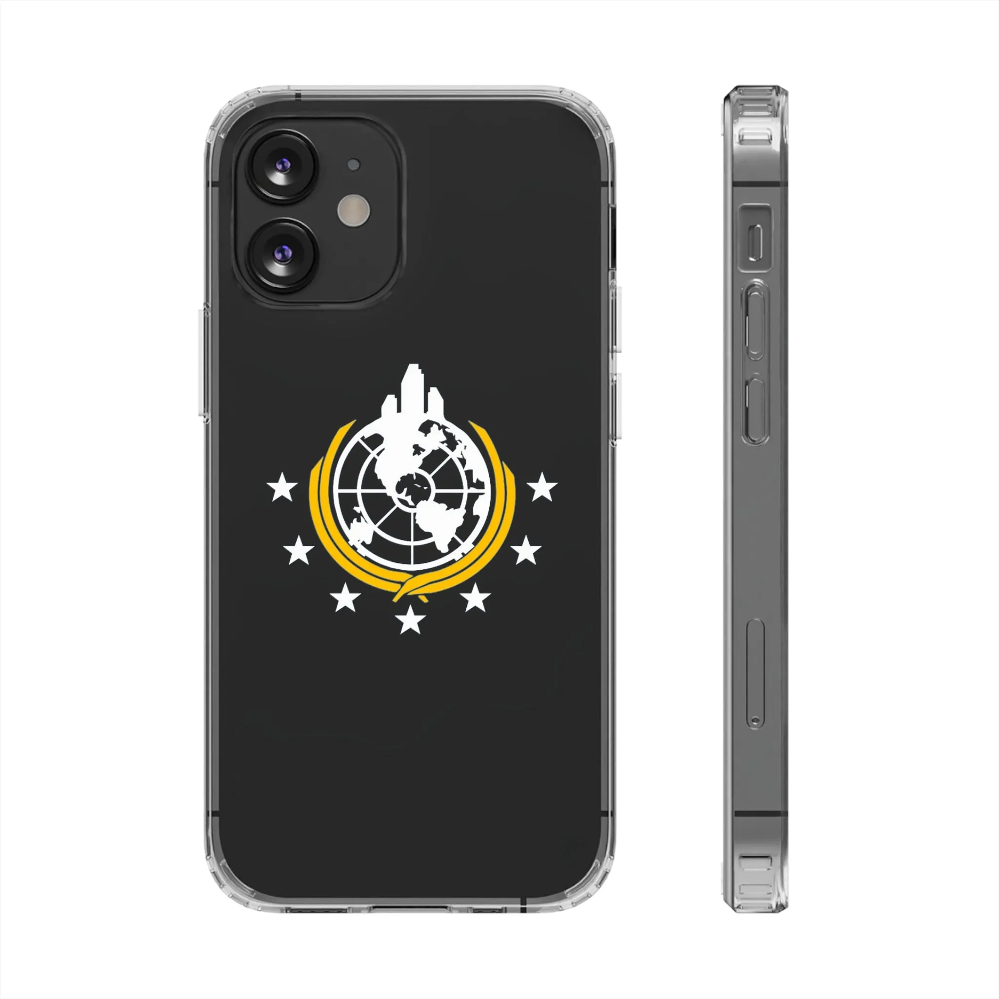 Helldivers 2 Superearth Phone Clear Cases Helldiver Funny Cute Cool Gift For Gamer Game Him Her Logo Birthday Gifts Mobile Case