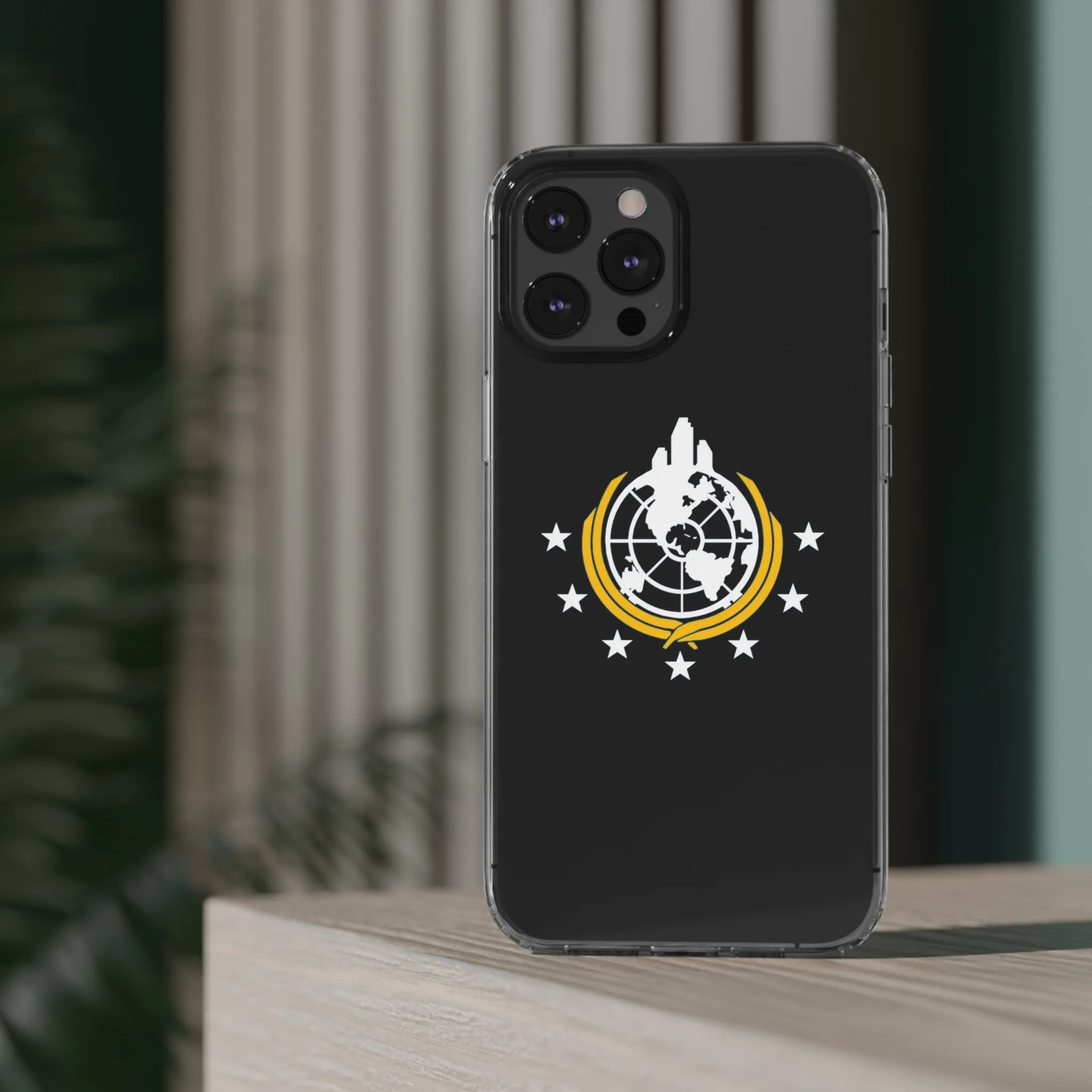 Helldivers 2 Superearth Phone Clear Cases Helldiver Funny Cute Cool Gift For Gamer Game Him Her Logo Birthday Gifts Mobile Case