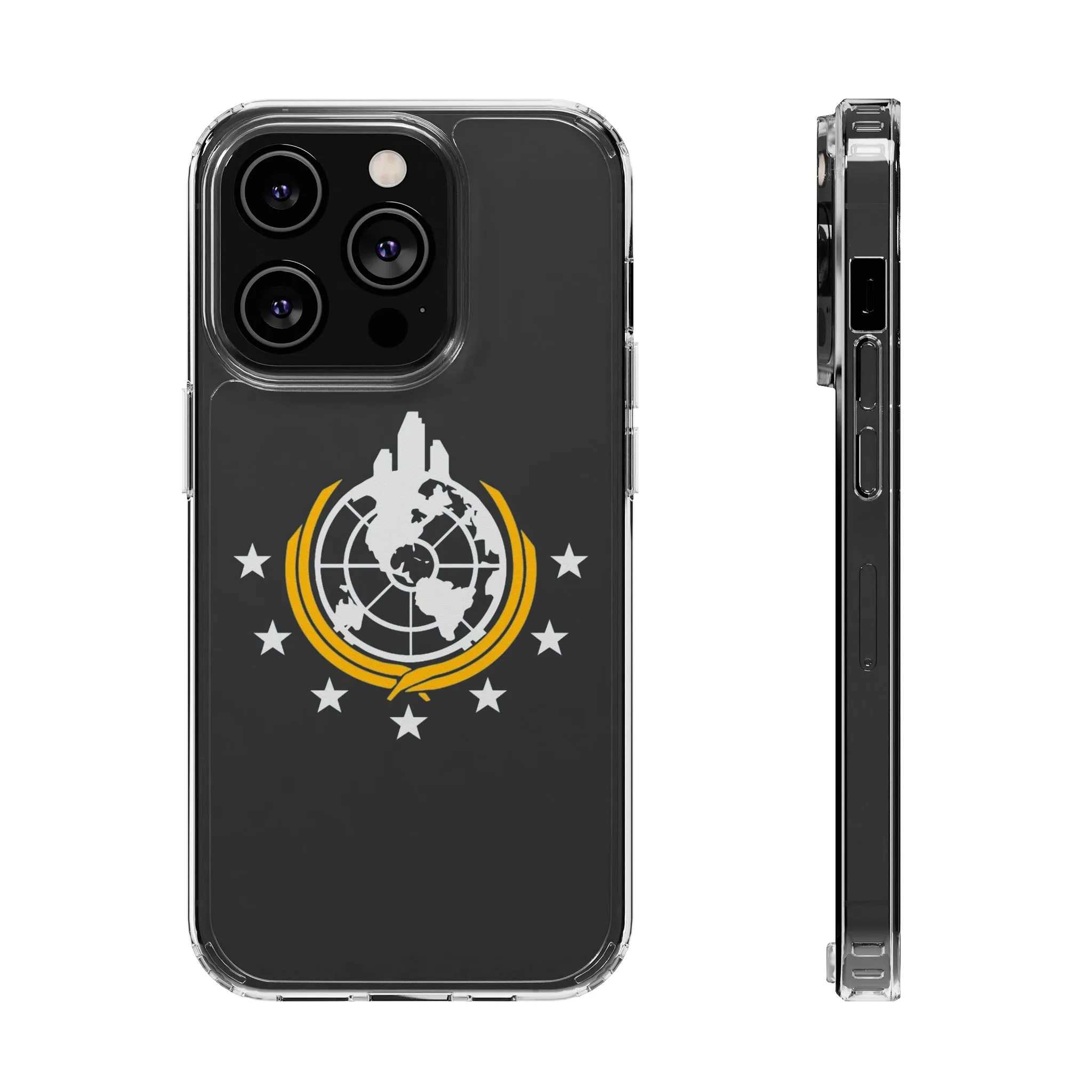 Helldivers 2 Superearth Phone Clear Cases Helldiver Funny Cute Cool Gift For Gamer Game Him Her Logo Birthday Gifts Mobile Case