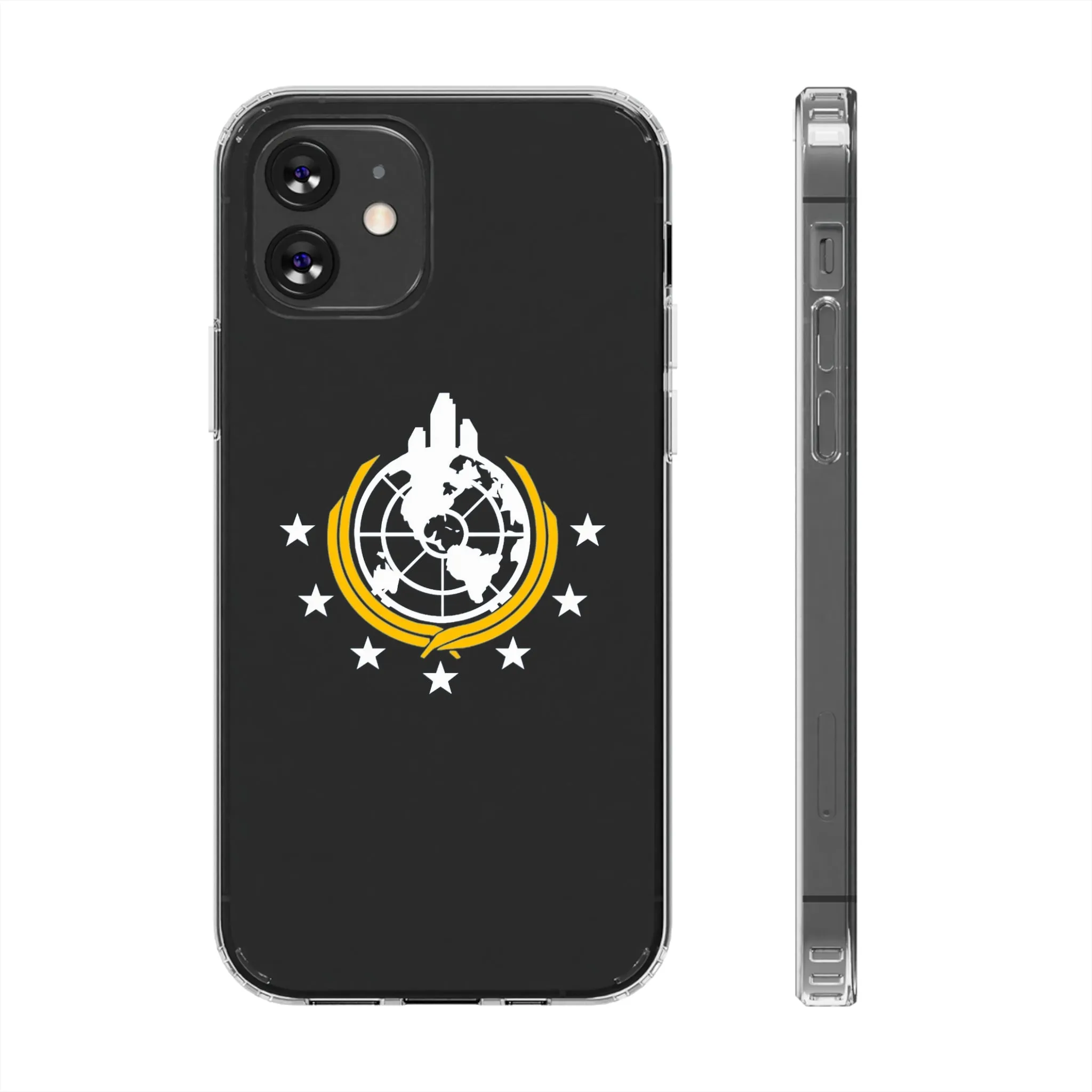 Helldivers 2 Superearth Phone Clear Cases Helldiver Funny Cute Cool Gift For Gamer Game Him Her Logo Birthday Gifts Mobile Case