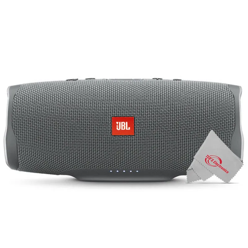 JBL Charge 4 Portable Wireless Bluetooth Waterprrof Speaker (Gray Stone)