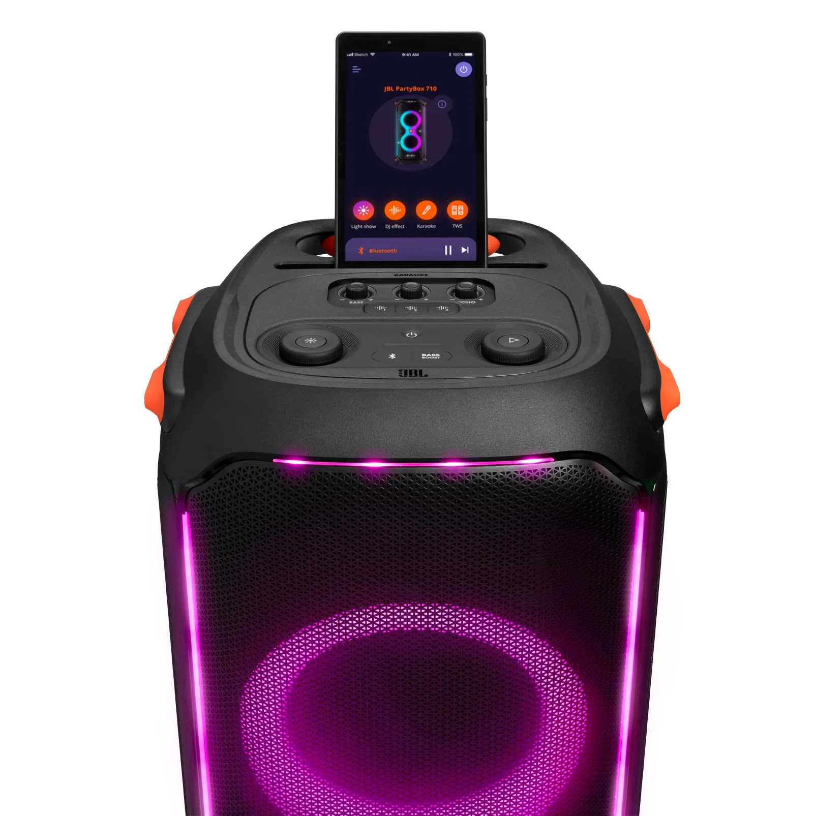 JBL Partybox 710 Portable Bluetooth Party Speaker - Black