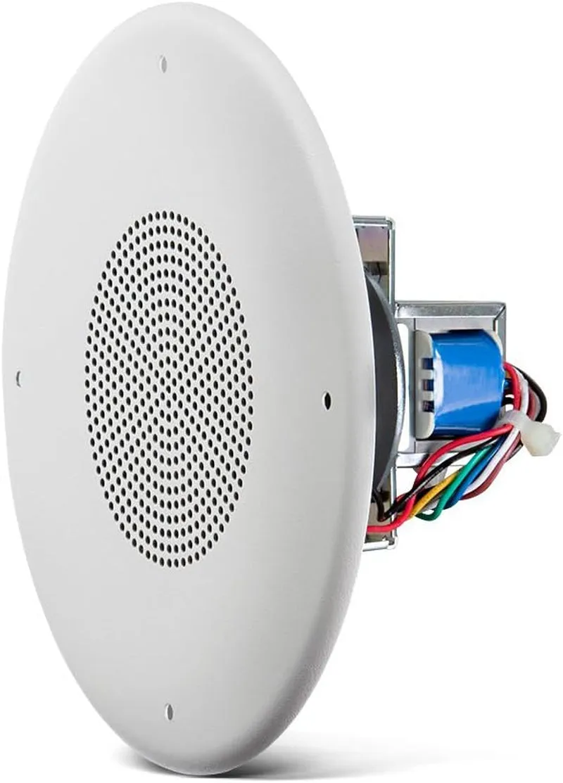 JBL Professional CSS8004 Commercial Series 5-Watt Ceiling Speaker, 4-Inch, White