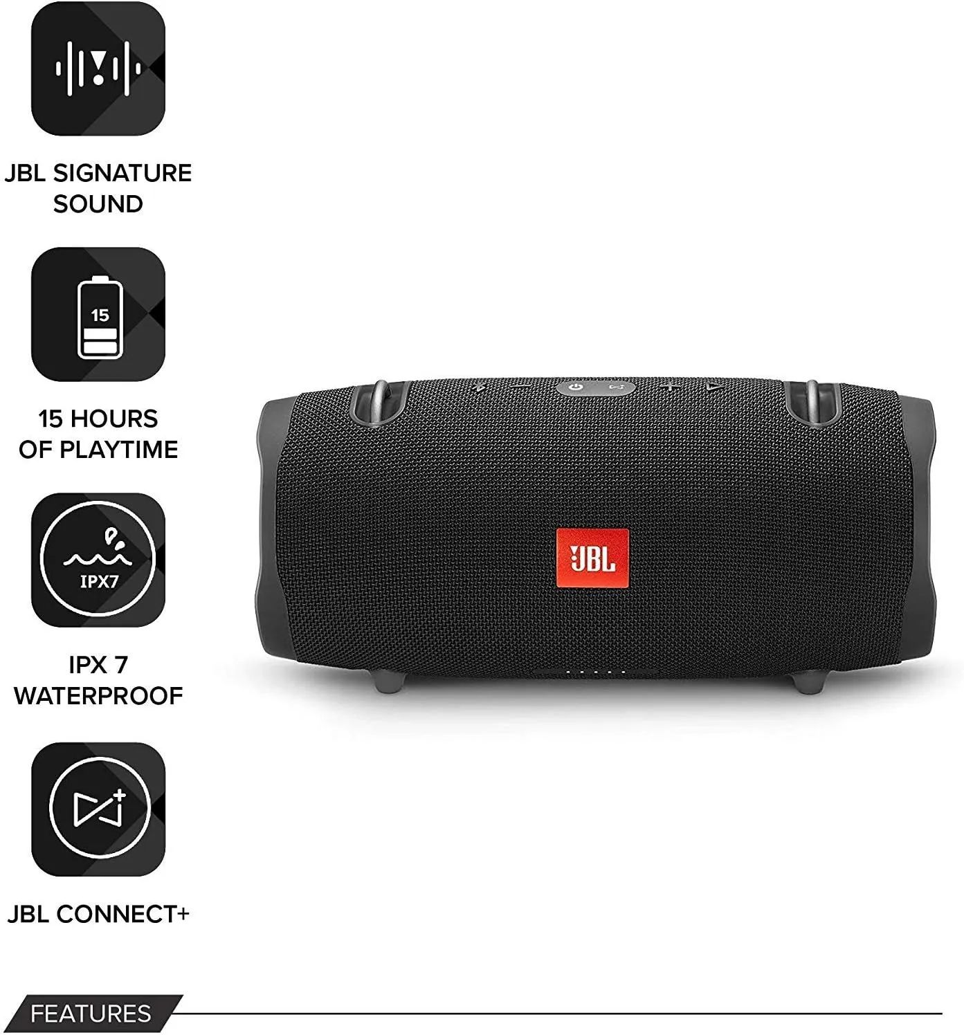 JBL Xtreme 2 Portable Wireless Bluetooth Speakers (2 Speaker Bundle)