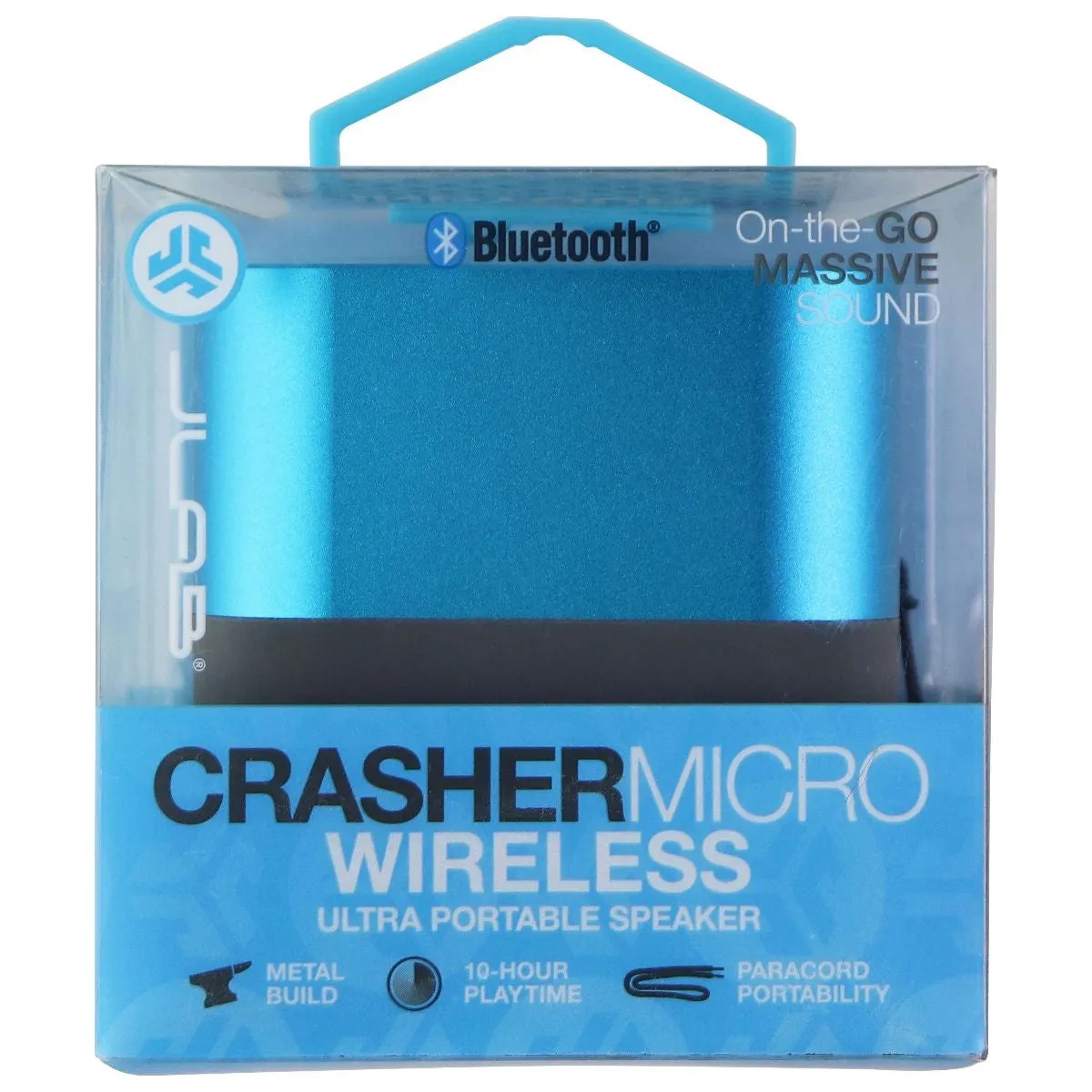 JLab Crasher Micro USB Rechargeable Wireless Bluetooth Speaker  - Blue