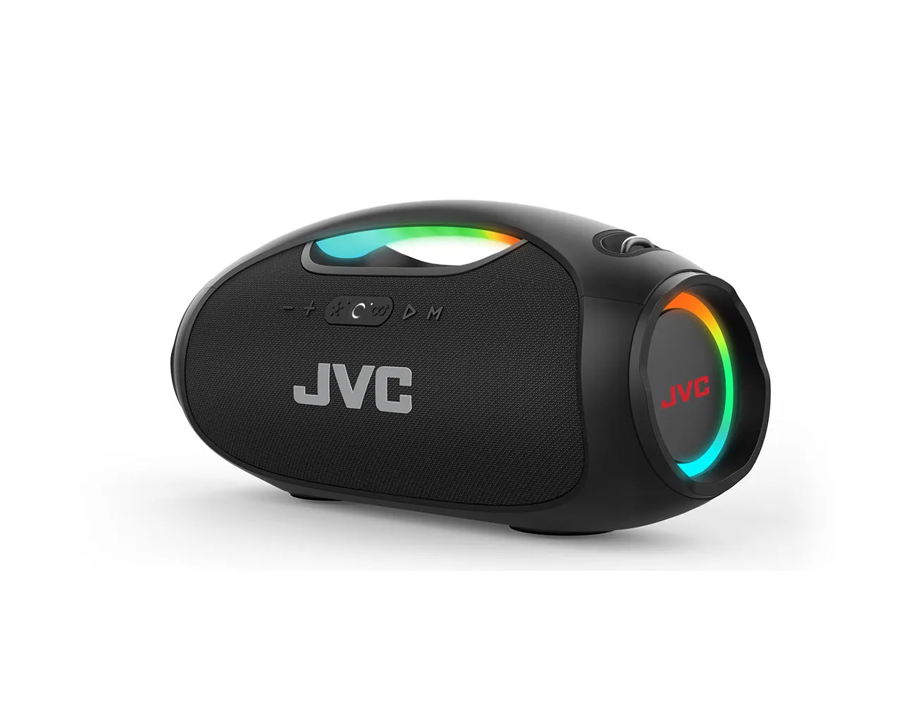 JVC Illuminated Portable Boom Box with 120W Power