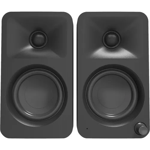 Kanto ORA 100W Powered Reference Desktop Speakers with Bluetooth (Black/Pair)