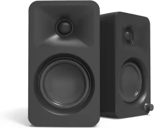 Kanto ORA 100W Powered Reference Desktop Speakers with Bluetooth (Black/Pair)