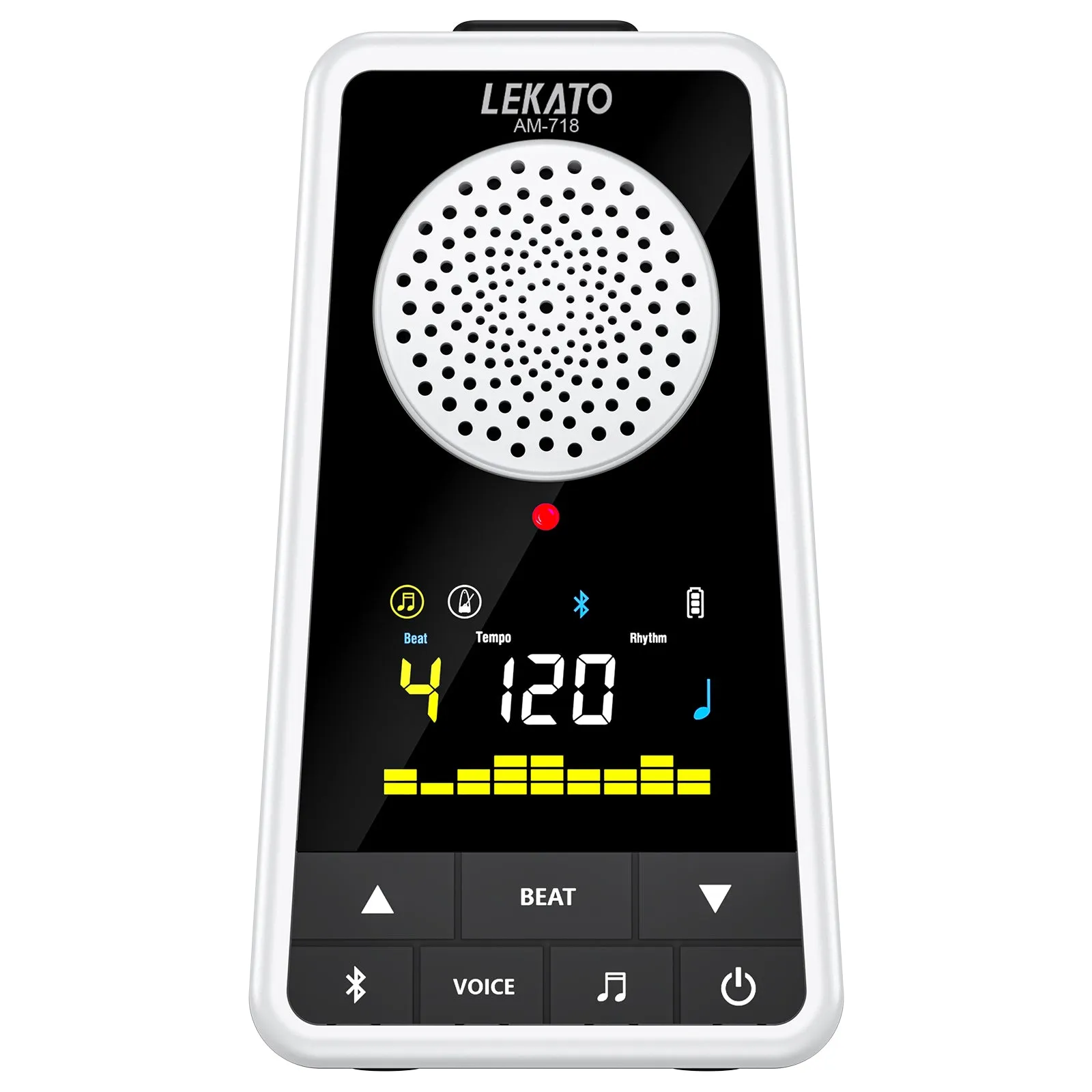 LEKATO AM-718 2-in-1 Bluetooth Speaker Digital Metronome