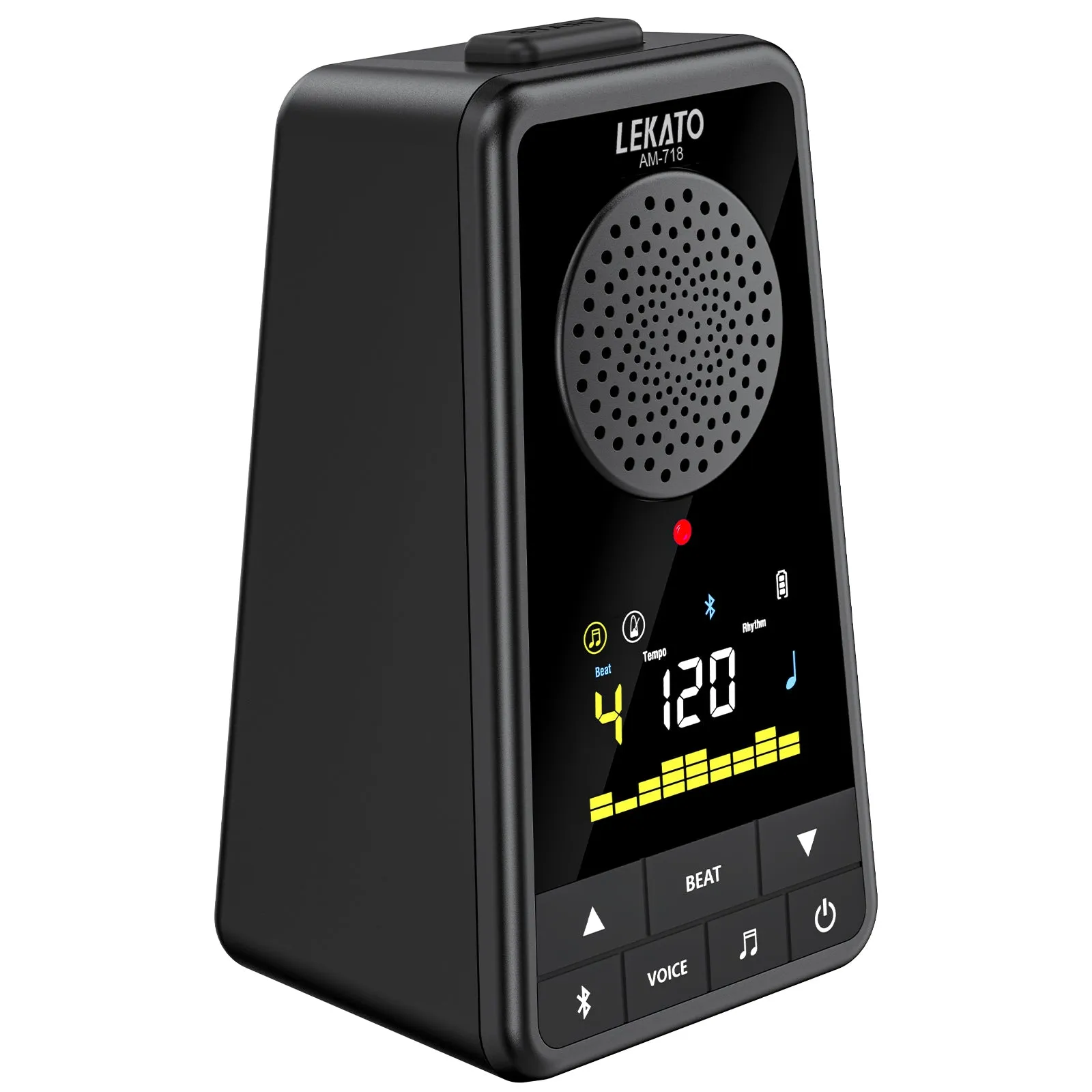 LEKATO AM-718 2-in-1 Bluetooth Speaker Digital Metronome