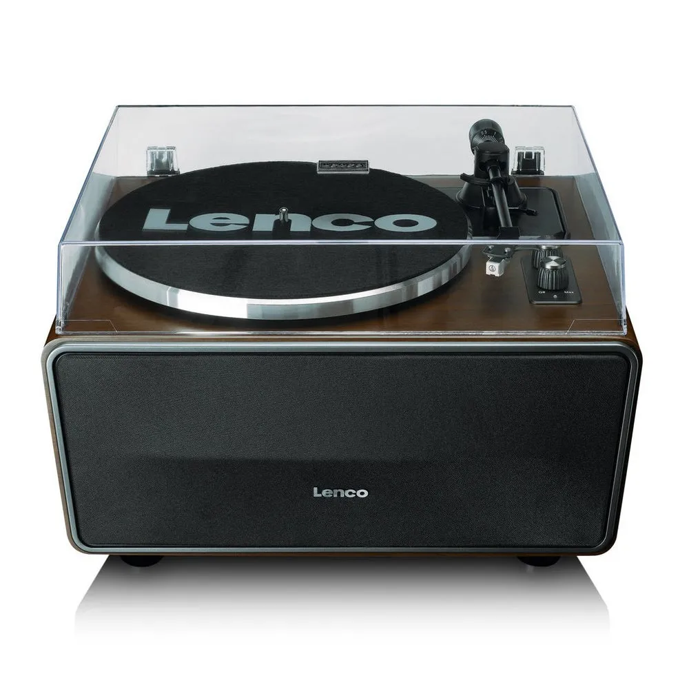 Lenco LS-470WA Belt Drive Bluetooth Turntable with Built In Speaker Walnut