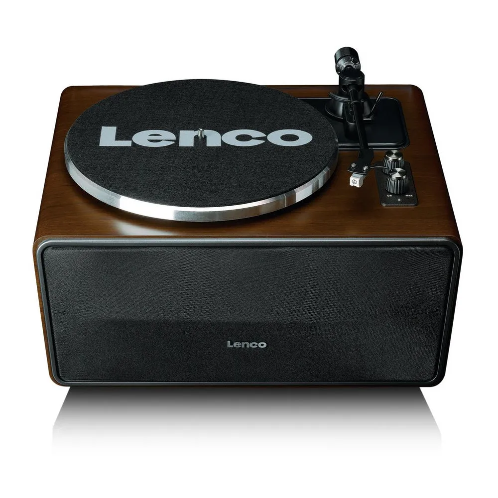 Lenco LS-470WA Belt Drive Bluetooth Turntable with Built In Speaker Walnut