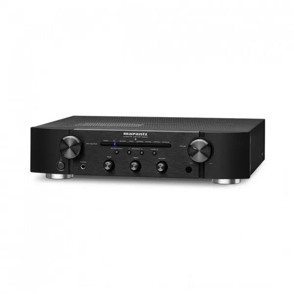 Marantz PM6007 Integrated Amp & CD6007 CD Player Black with Bowers & Wilkins 607 S3 Speakers Oak