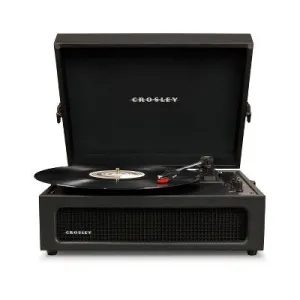 Open Box - Crosley Voyager Bluetooth Vinyl Record Player - Black