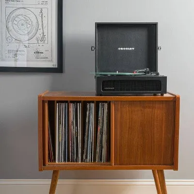 Open Box - Crosley Voyager Bluetooth Vinyl Record Player - Black