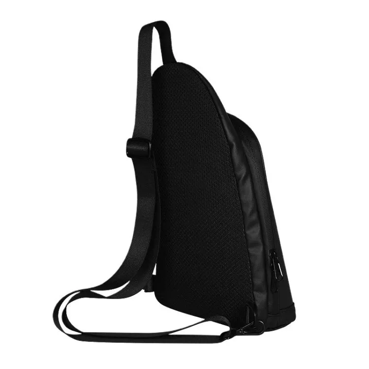 Outdoor LED Display Crossbody Bag Personality USB Bluetooth Small Bag, Size: 7 inch(Black)