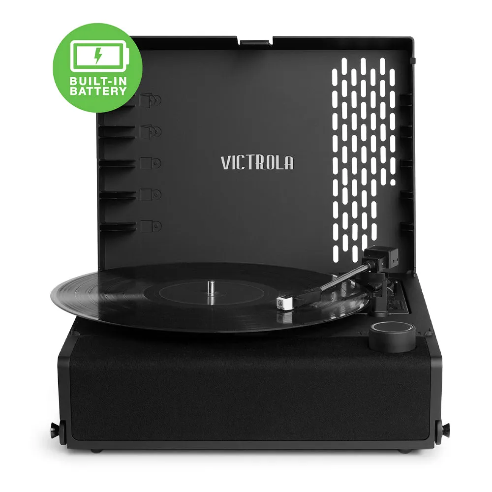 Portable 3-Speed Bluetooth Turntable Set   Crate - Victrola