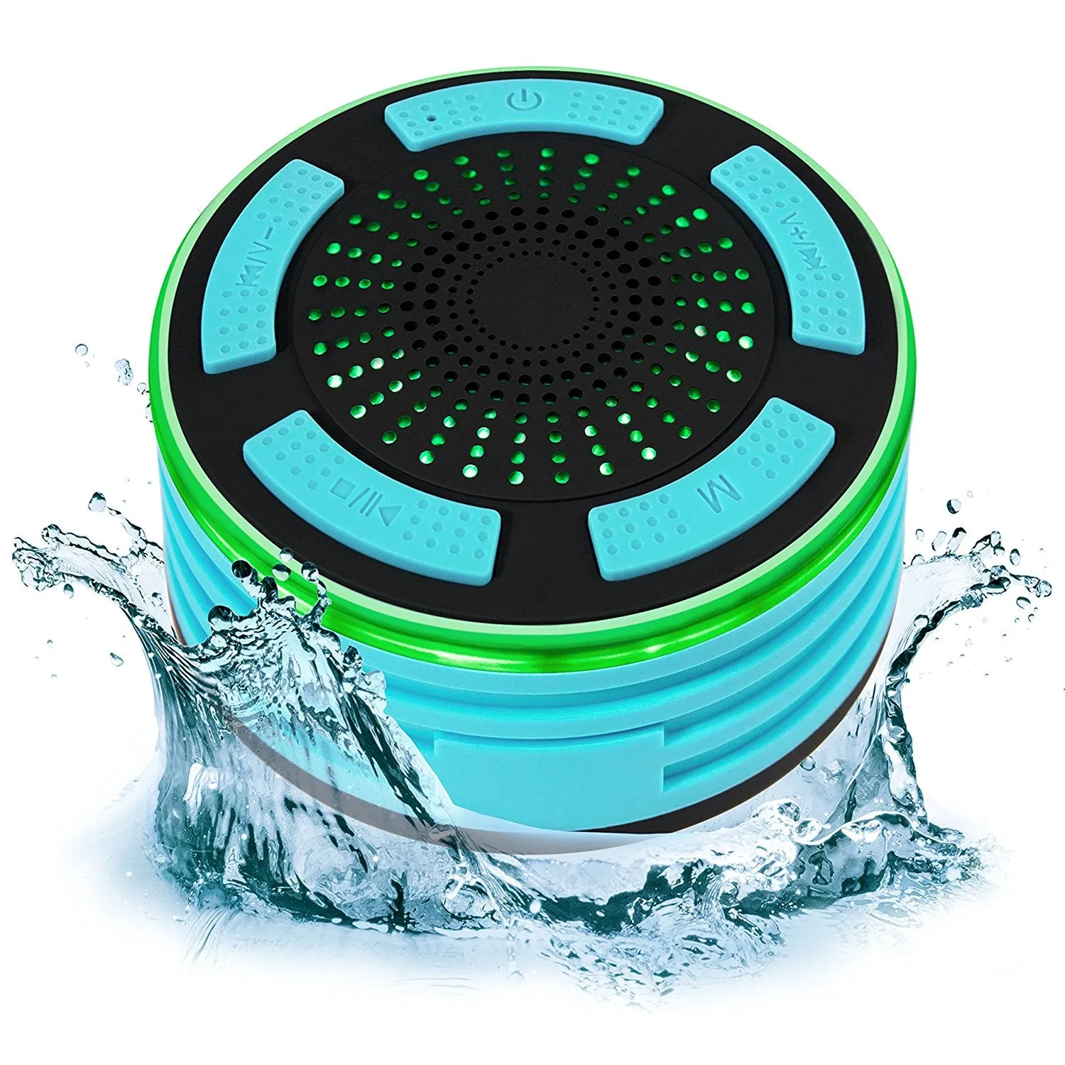 Portable Wireless Bluetooth Speaker Waterproof Splashproof with mic Handsfree