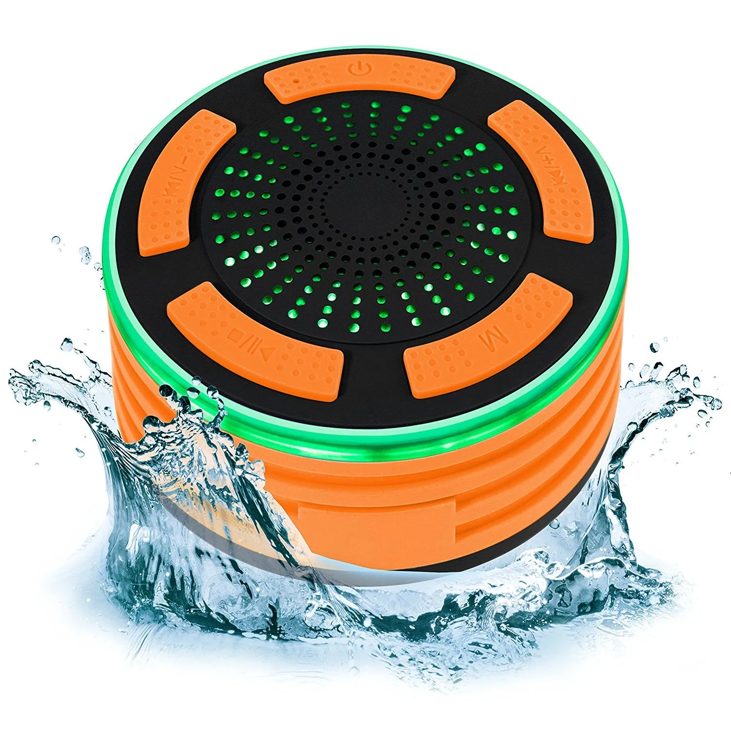 Portable Wireless Bluetooth Speaker Waterproof Splashproof with mic Handsfree