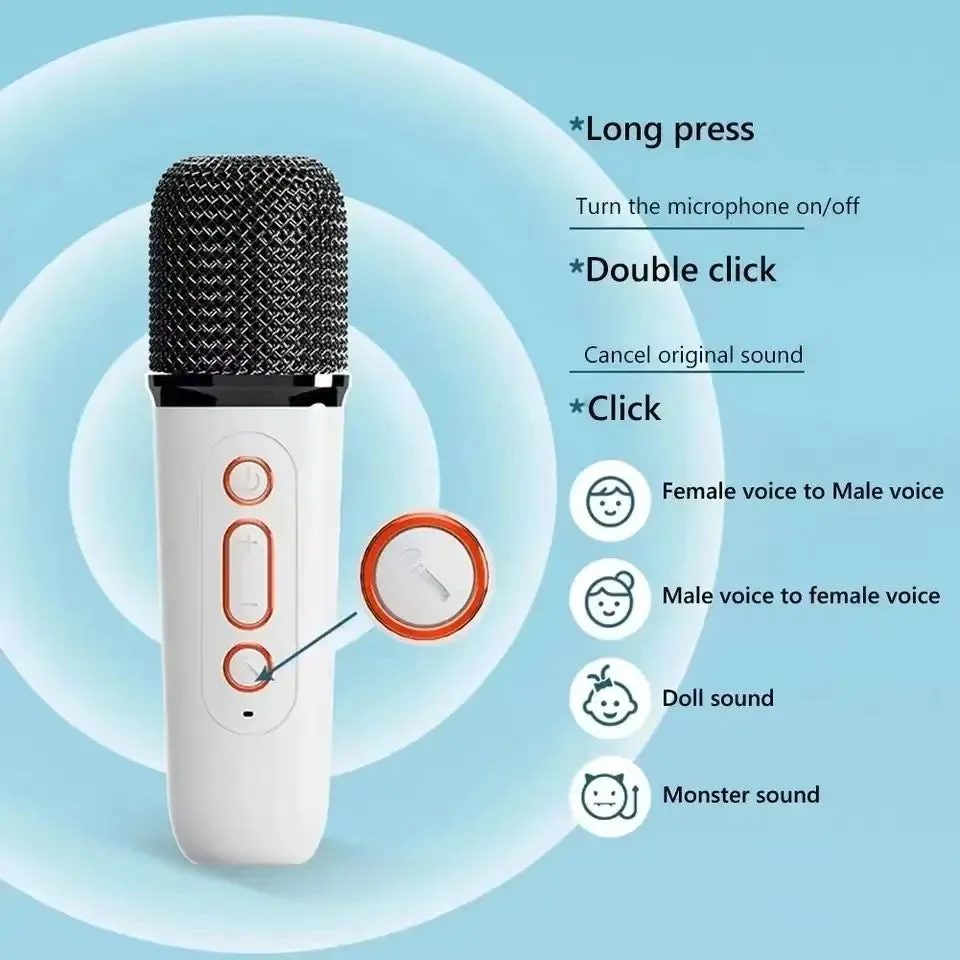 Portable Wireless Karaoke Machine with Microphone