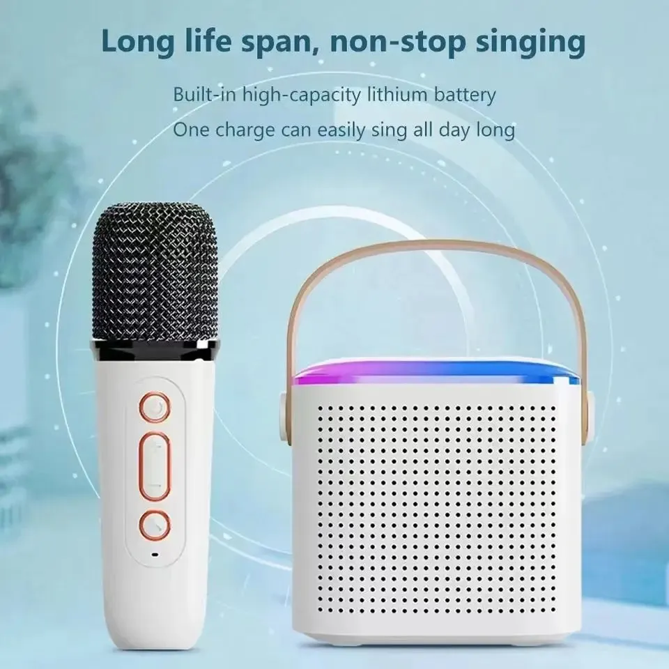 Portable Wireless Karaoke Machine with Microphone