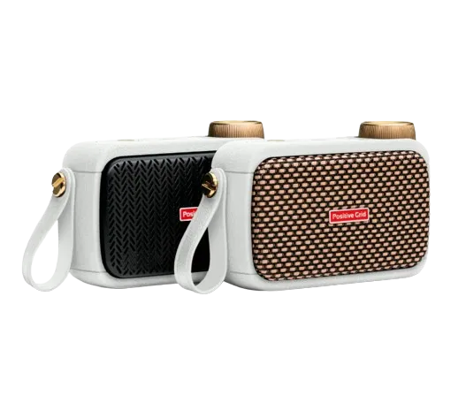 Positive Grid SPARK-GO-PRL Portable Smart Guitar Amp and Bluetooth Speaker (Pearl)