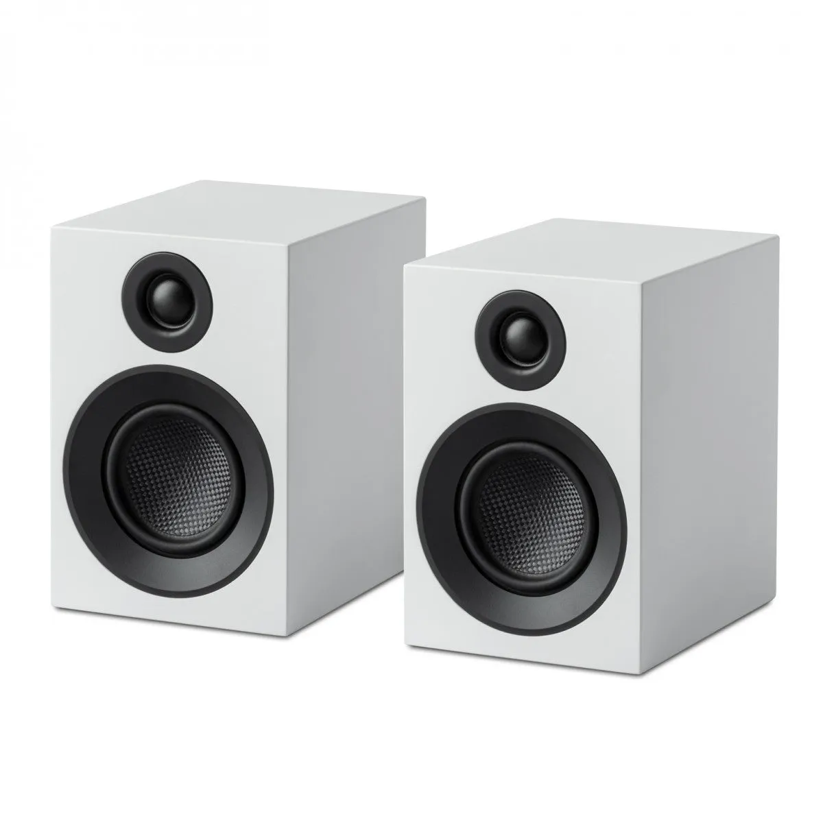 Pro-Ject Speaker Box 3E Carbon Bookshelf Speakers Pair White