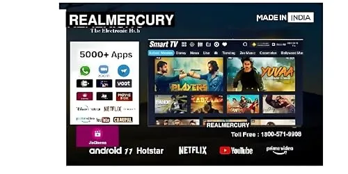 REAL MERCURY 32 4k ultrafull hd 80(cm) QLED btkk Series