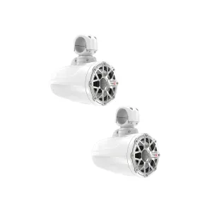 RPM Stroker 2-Way 6.5" Long Pod Speaker System (Pair) - White - SL65F4W