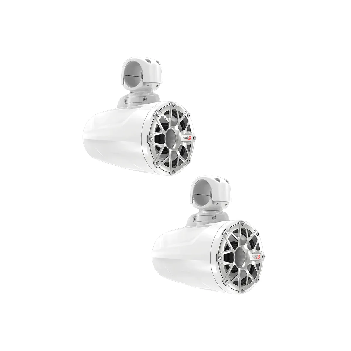 RPM Stroker 2-Way 6.5" Long Pod Speaker System (Pair) - White - SL65F4W