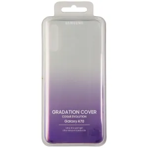 Samsung Gradation Ultra-Thin Cover Case for Samsung Galaxy A70 - Violet/Clear